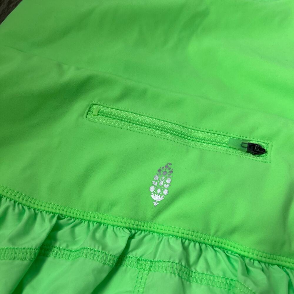 Free People Movement Hot Shot Romper Neon Green Athletic Running Size Large - Picture 7 of 8